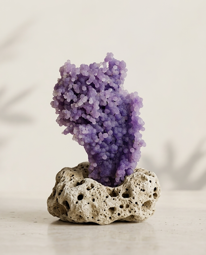Raw Violet Grape Agate