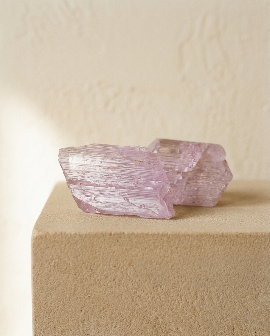 Raw Quartz cluster, natural unpolished surface, minimalist desk decor, UNHEWN aesthetic