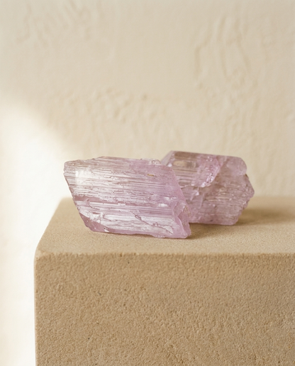 Raw Quartz cluster, natural unpolished surface, minimalist desk decor, UNHEWN aesthetic