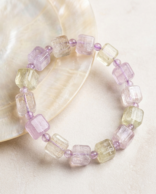 Geometric Kunzite | The Violet Cube