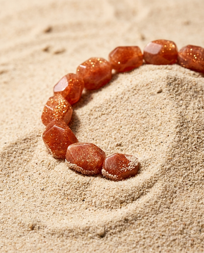 Geometric Golden Sunstone | The Solar Dune