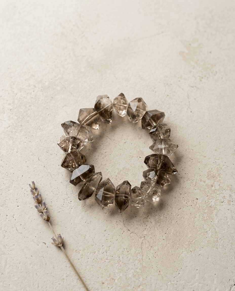 Natural Tanzanian Sunstone showing schiller effect, raw mineral aesthetic, irregular cuts