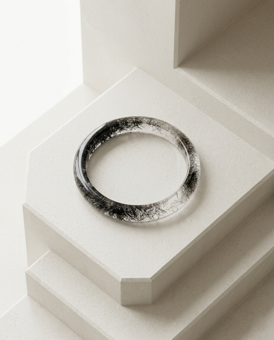 Black Tourmalinated Bangle